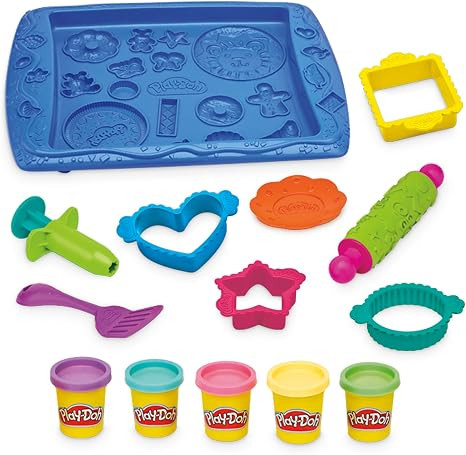 Play-Doh Kitchen Creations Cookie Creations Playset, Kids Arts & Crafts Set, Preschool Play Food ... | Amazon (US)