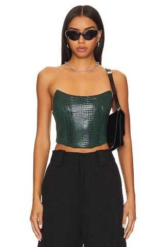 Tawny Faux Suede Top | Superdown