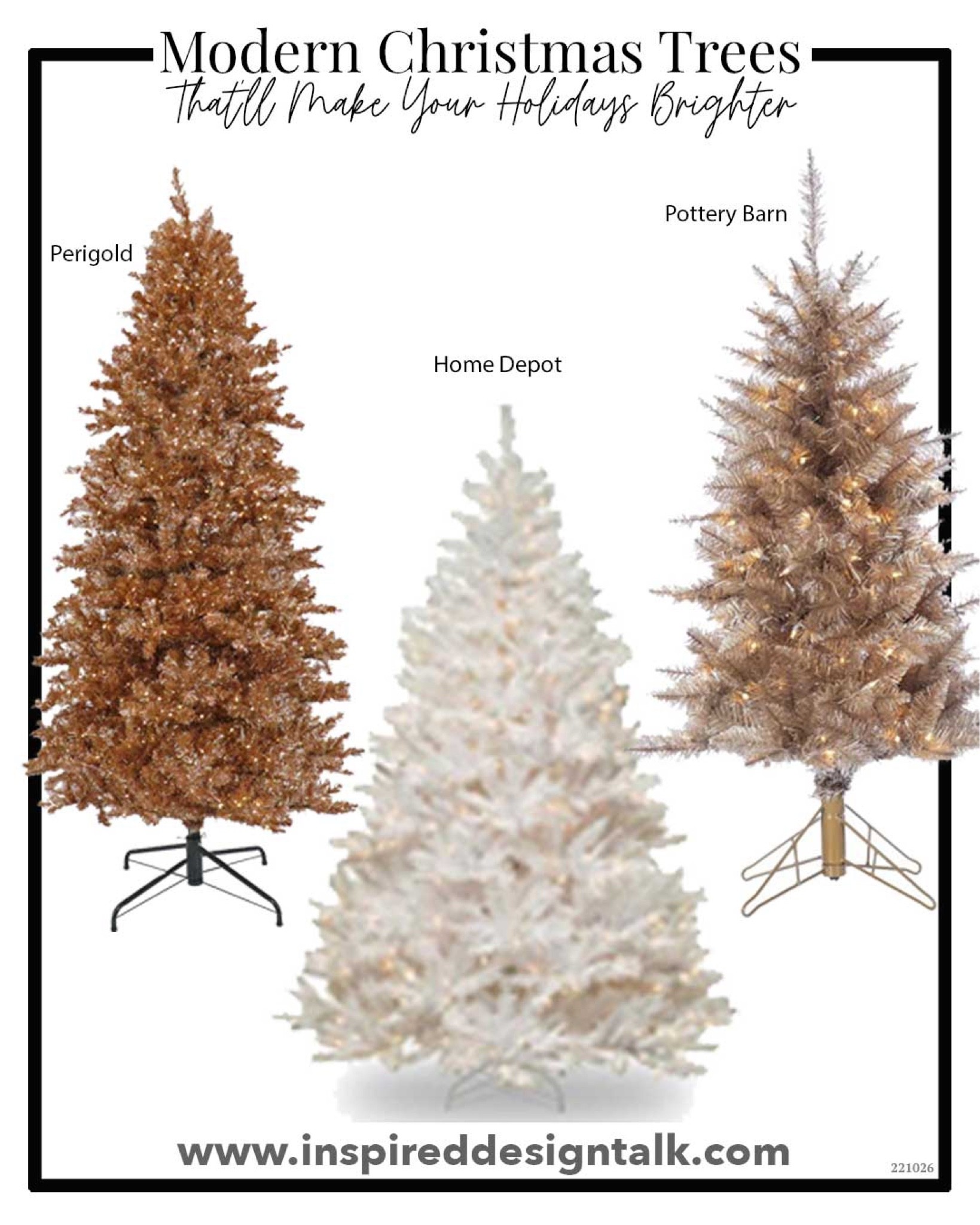 Christmas Tree Trends // Modern Christmas trees, Rainbow Christmas tree, snow flocked tree, gold tinsel christmas tree, rose gold christmas tree, white artificial tree, pre lit tree, skinny tree, pink tinsel tree, iridescent tree, ombre tree, rainbow xmas tree, silver holiday tree, holiday decorations, holiday decor

#LTKHoliday #LTKhome #LTKSeasonal