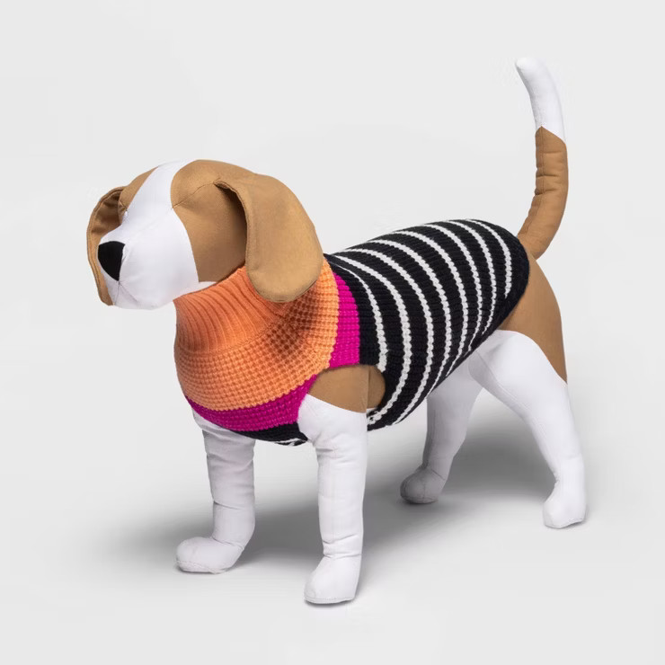 Holiday Dog and Cat Striped Sweater - XL - Boots & Barkley™ | Target