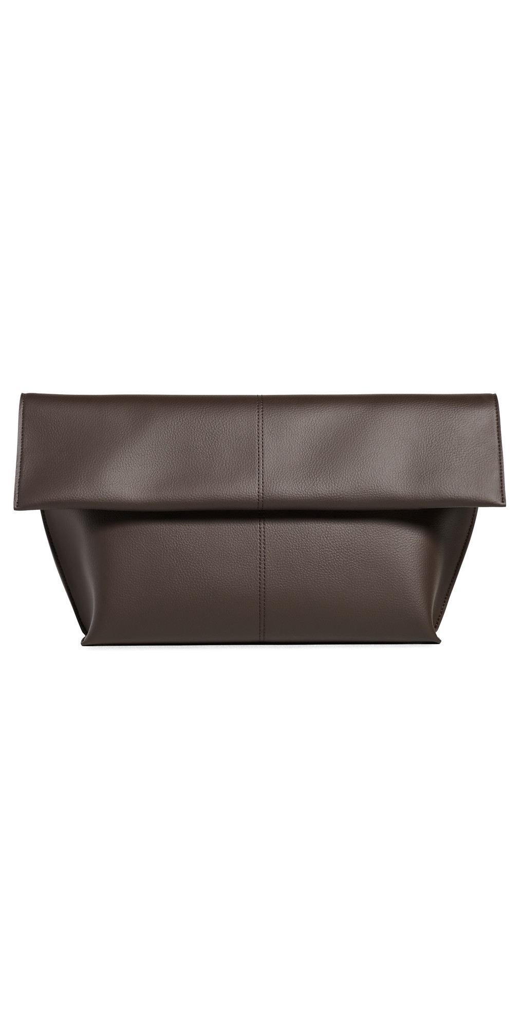 Freja New York Seamed Clutch Espresso One Size | Shopbop