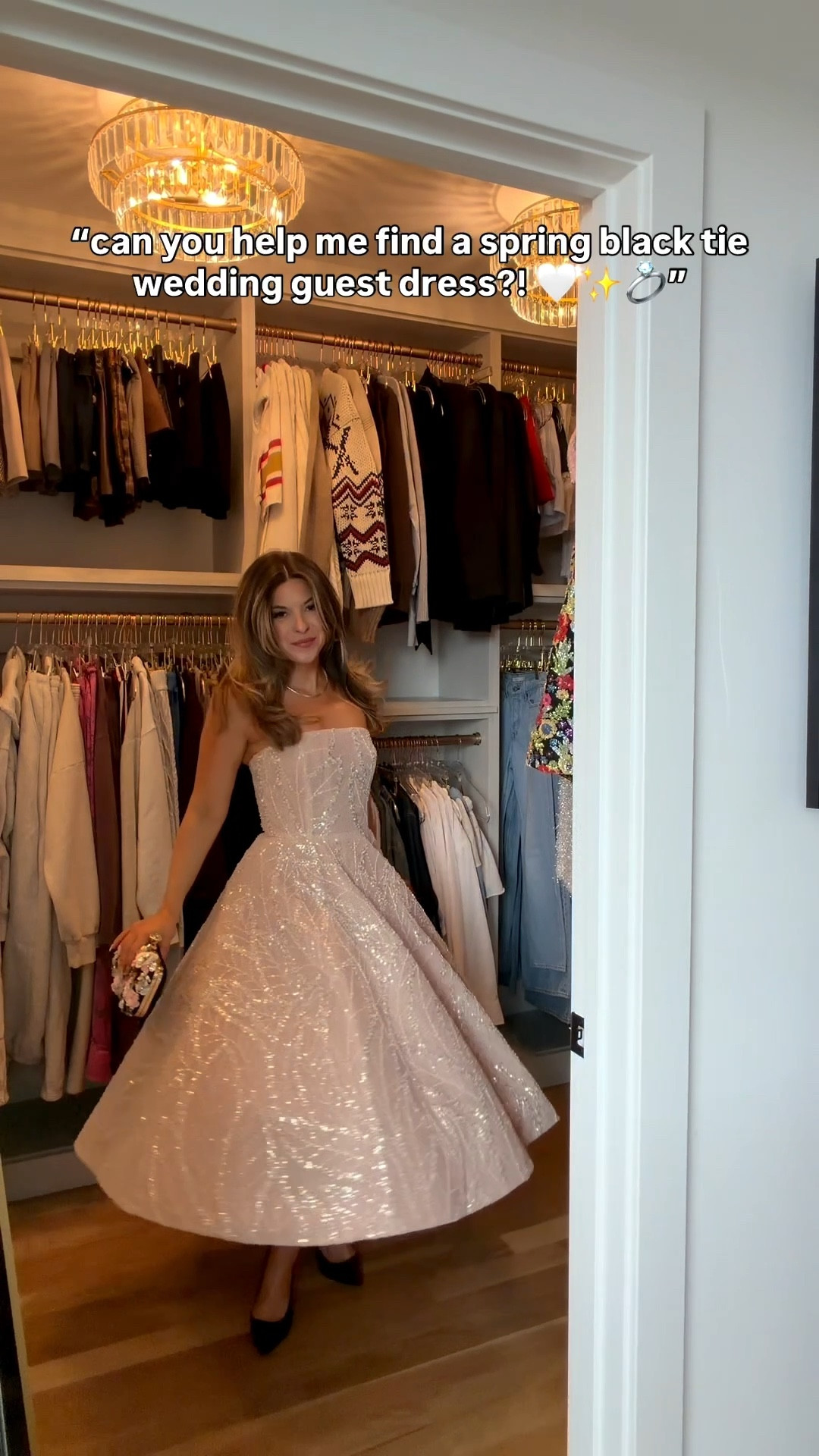 Light pink strapless midi sequin wedding guest or spring event dress

Vici code: emerson30
Electric picks code: emerson20

I always size down in helsi dresses

Wedding guest
Formal event
Black tie
Spring event
Special occasior
Midi
Strapless
Sequin
Nighty


#LTKWedding #LTKValentine #LTKSeasonal