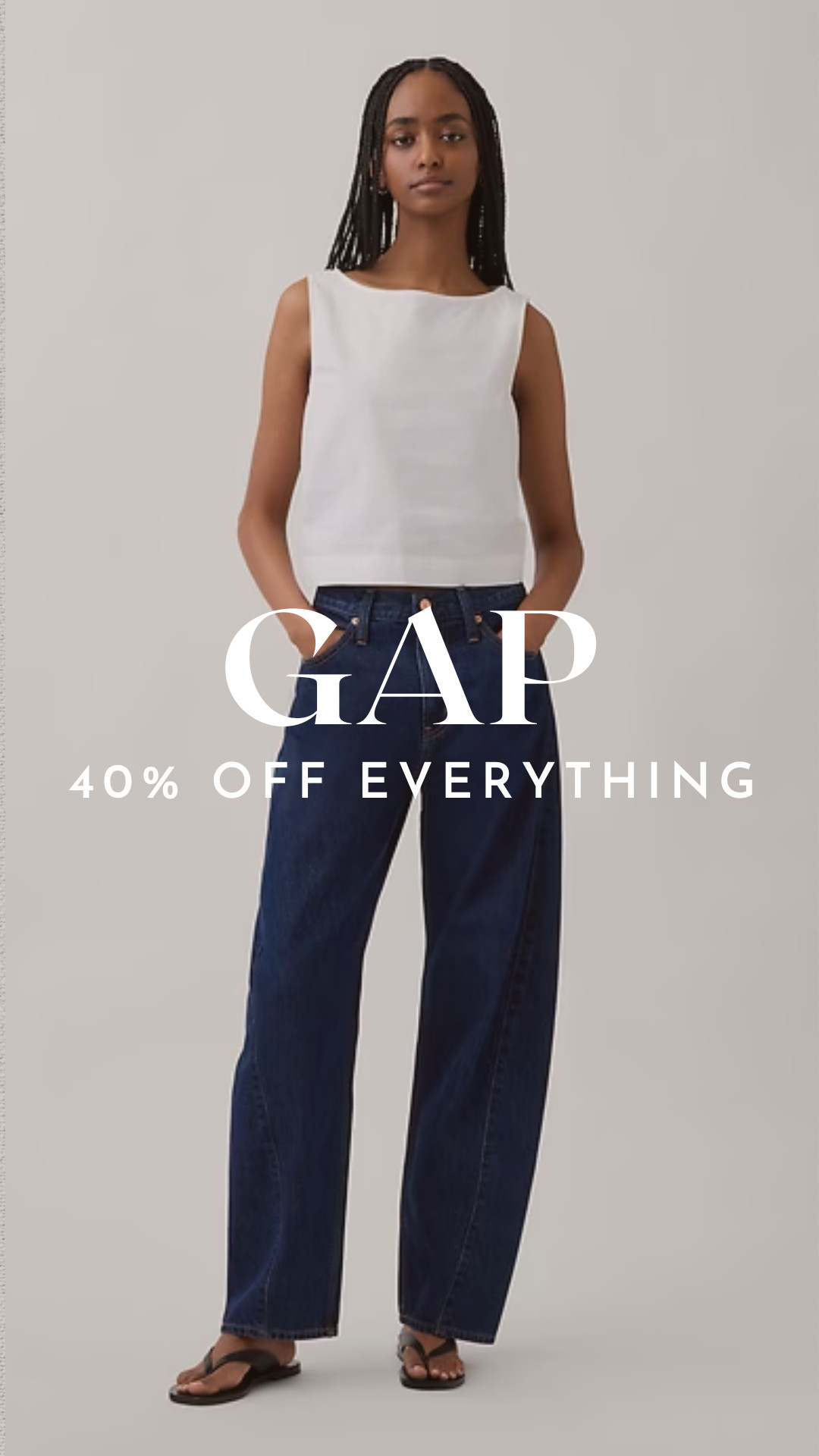 40% off everything at GAP -- sale ends 3/19 

 

#LTKSpringSale #LTKSaleAlert