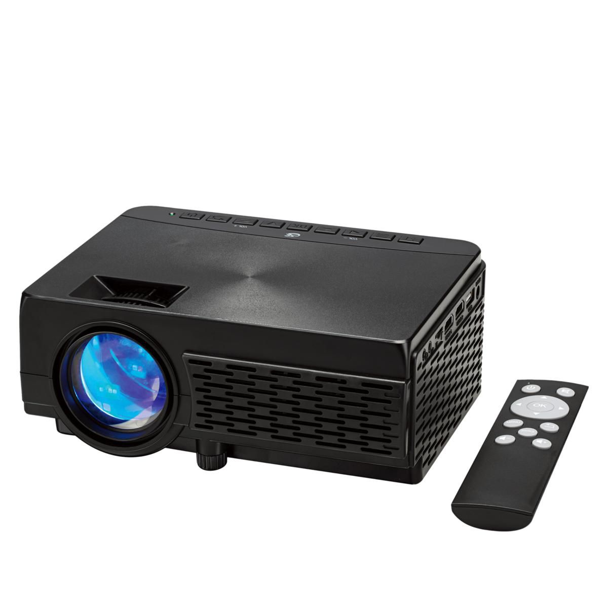GPX Portable Indoor/Outdoor Projector Bundle w/120" Screen & Speaker - 20677435 | HSN | HSN