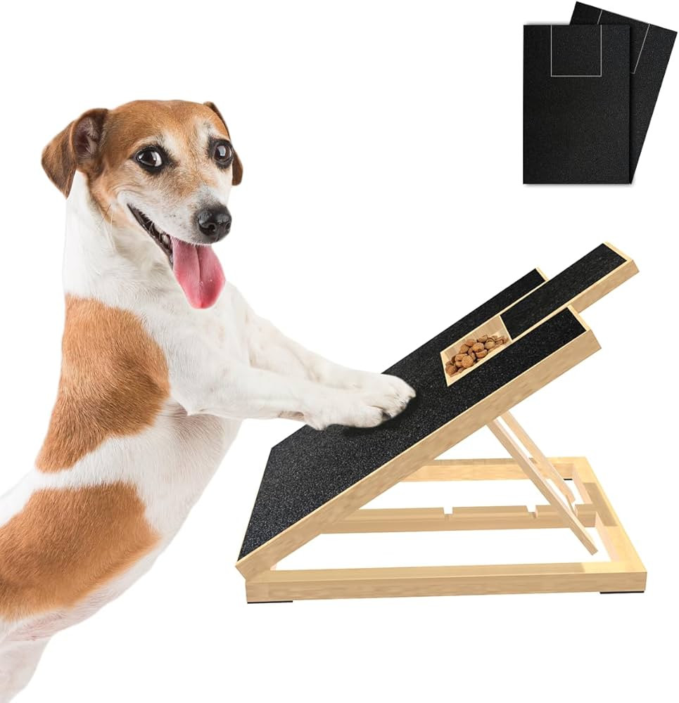 Bruno﹠Coco Dog Scratch Pad for Nails (with Treat Box) | Bamboo Scratch Square for Dogs | Stress... | Amazon (US)