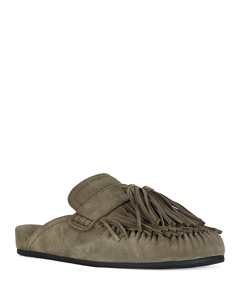 Jeffrey Campbell Women's Suede Fringe Mules | Bloomingdale's (US)