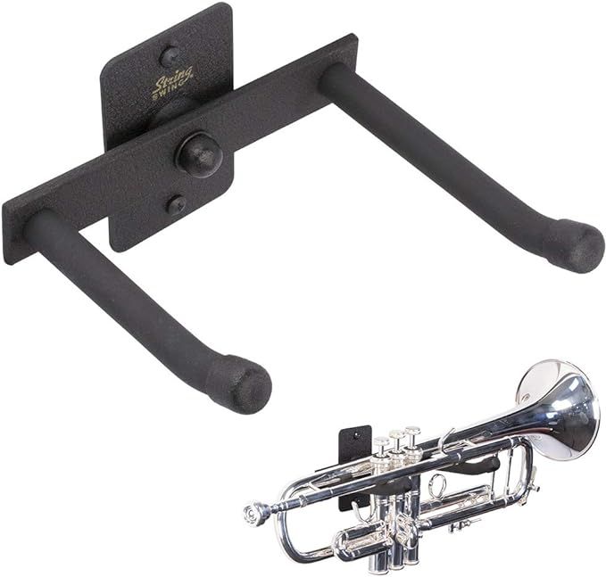 String Swing Horizontal Wall Mount Trumpet Holder - Stand for all Trumpets Including Piccolo and ... | Amazon (US)