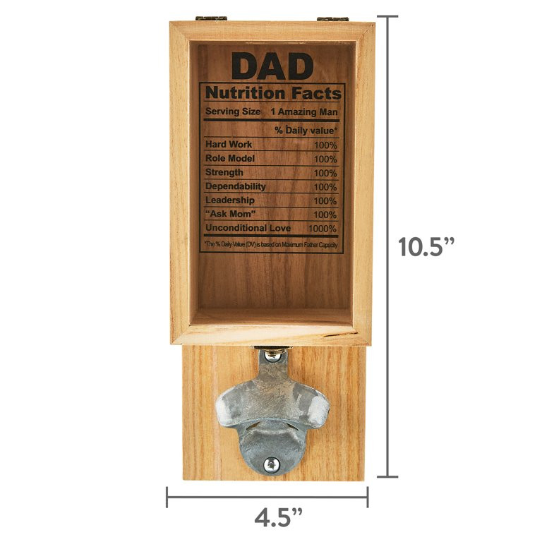 Father's Day Dad Nutrition Bottle Cap Collector by Way To Celebrate - Walmart.com | Walmart (US)