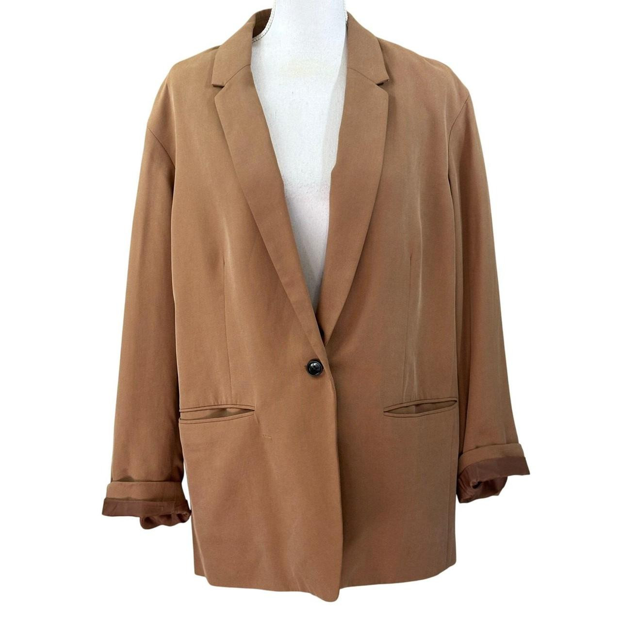 Everlane Women's Jacket - Tan - 12 | Depop US
