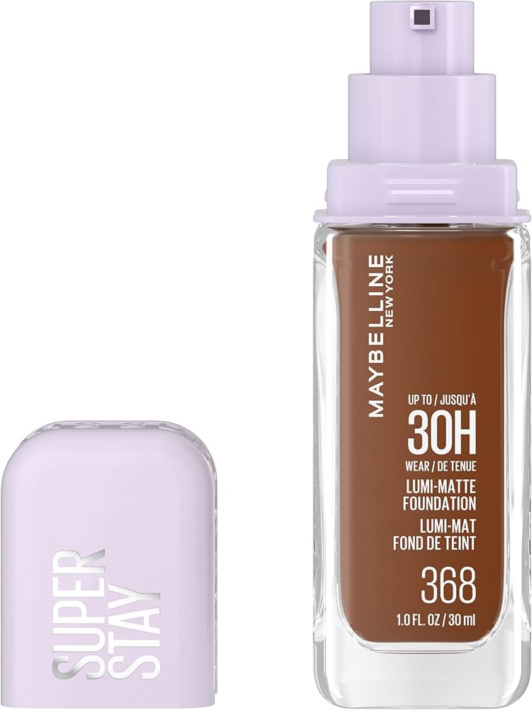 Maybelline Super Stay Lumi-Matte Foundation, Lightweight and Buildable Full Coverage Foundation M... | Amazon (US)