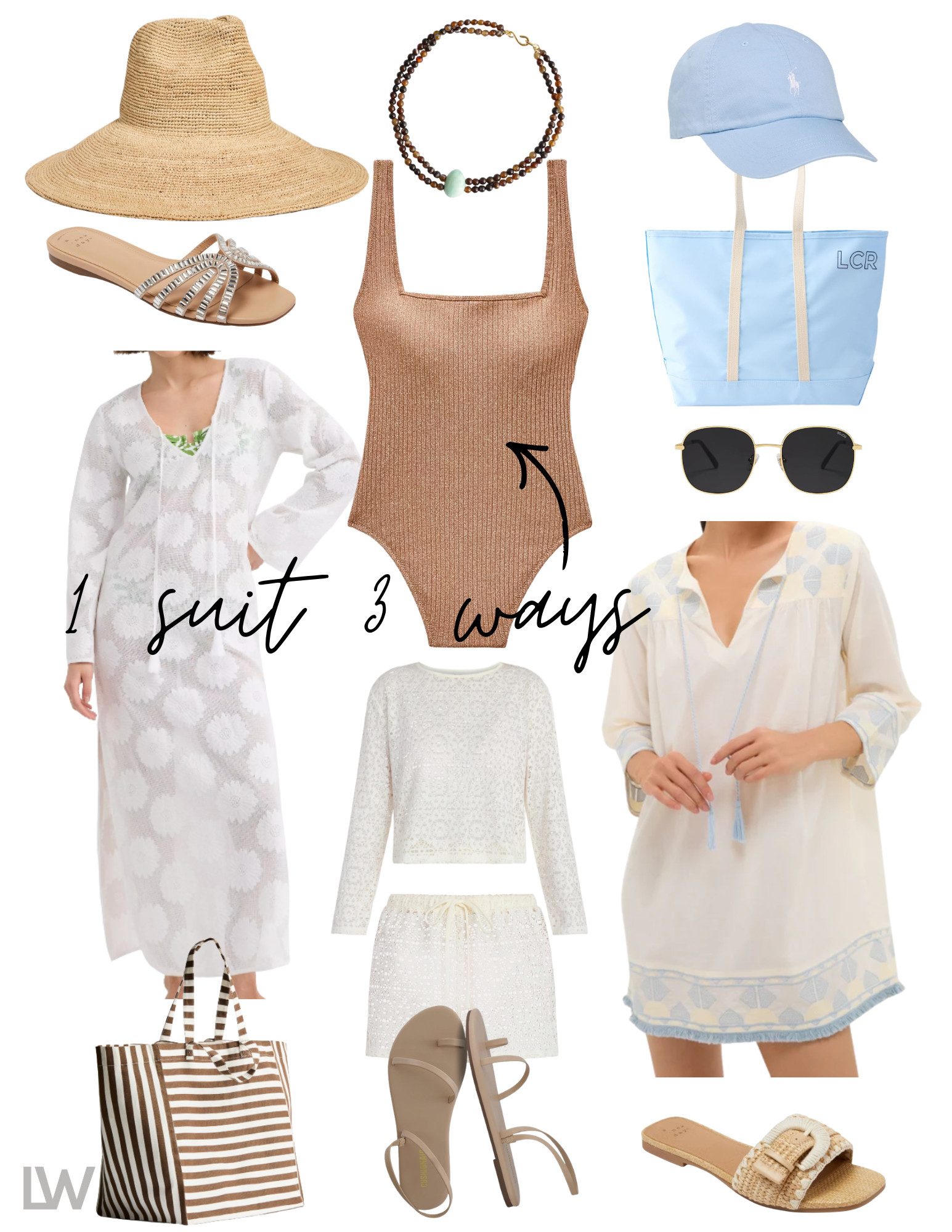 cute accessories / coverups to pair with a swimsuit! 

 