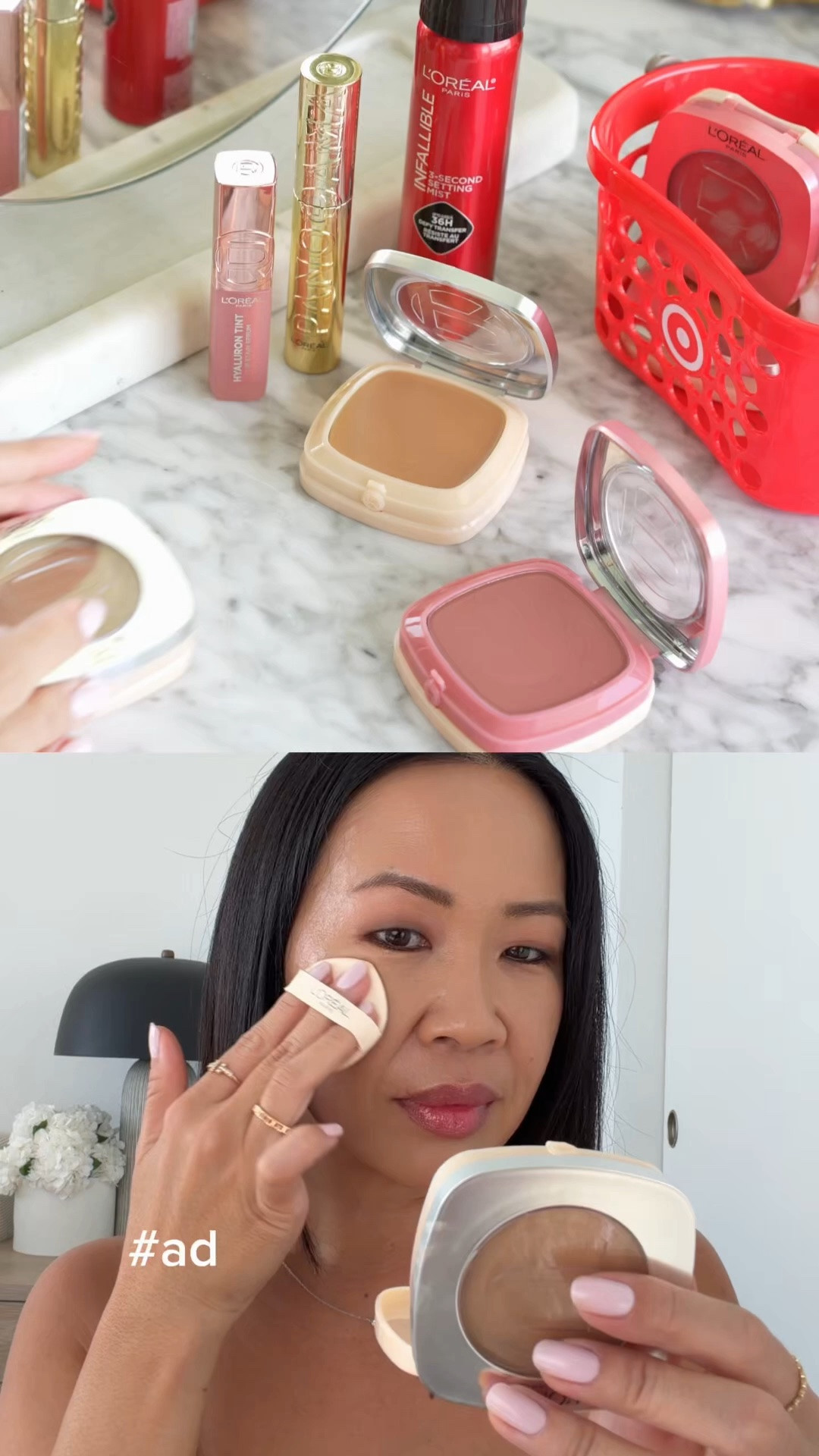 #ad For the girls who love a fresh, hydrated glow, let me show you the new @lorealparis True Match Hyaluron Tinted Balm Foundation. I picked this up at @target and partnered with them to show you how it looks on the skin.

It truly looks like skin but better with a natural-looking glow. It smooths out the complexion and melts seamlessly into the skin. It's formulated with 80% skincare ingredients and hydrates in the most beautiful way.

Also love the Tinted Balm Embellisher in this rosy pink shade for the prettiest soft pink glow. It gives the skin that lit-from-within tint and is perfect if you want a more minimalist blush look.

Finishing the look with the Panorama Mascara for fanned-out volume and the Infallible 3-Second Setting Mist to lock everything in.

Shades shown:
True Match Hyaluron Tinted Balm in 4 Medium Light
True Match Hyaluron Embellisher in 3 Rose Lumire
Panorama Mascara in Blackest Black
Setting Mist Spray

Details linked in my @shop.ltk profile! #liketkit

#TargetPartner #LorealParisPartner #LorealParisMakeup @targetstyle