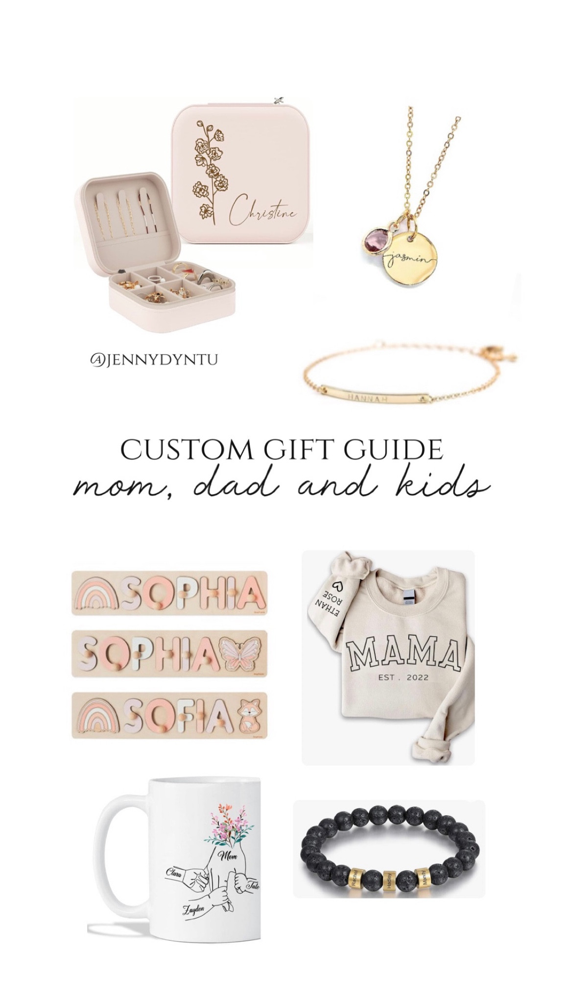 customizable gifts under $25🙌🏽 for mamas, dads, and toddlers. 


#amazon #amazonfinds #customgift #giftsforher #giftsforhim #giftformama #giftfordads #giftforwife #giftforhusband #toddlergift #giftguide #christmasgift #giftidea #customizablegift #customjewelry #toddlernamepuzzle #mamasweatershirt #custommama #jewlerybox #custombracelet #customnecklace  #giftunder25 #birthdaygift 

#LTKHoliday #LTKSeasonal #LTKGiftGuide