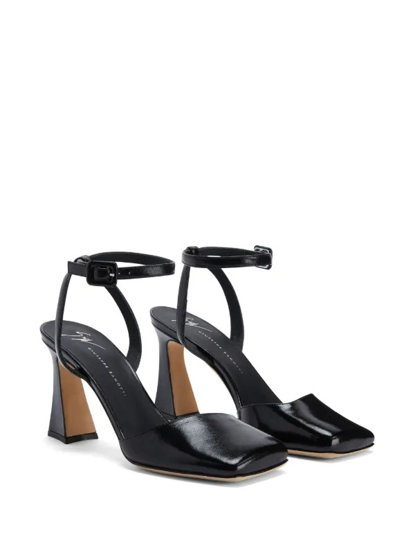 Giuseppe Zanotti Olivhe 85mm Leather Pumps | Black | FARFETCH | Farfetch Global