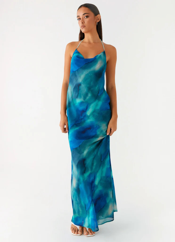 Journey Maxi Dress - Blue Tie Dye | Peppermayo (Global)