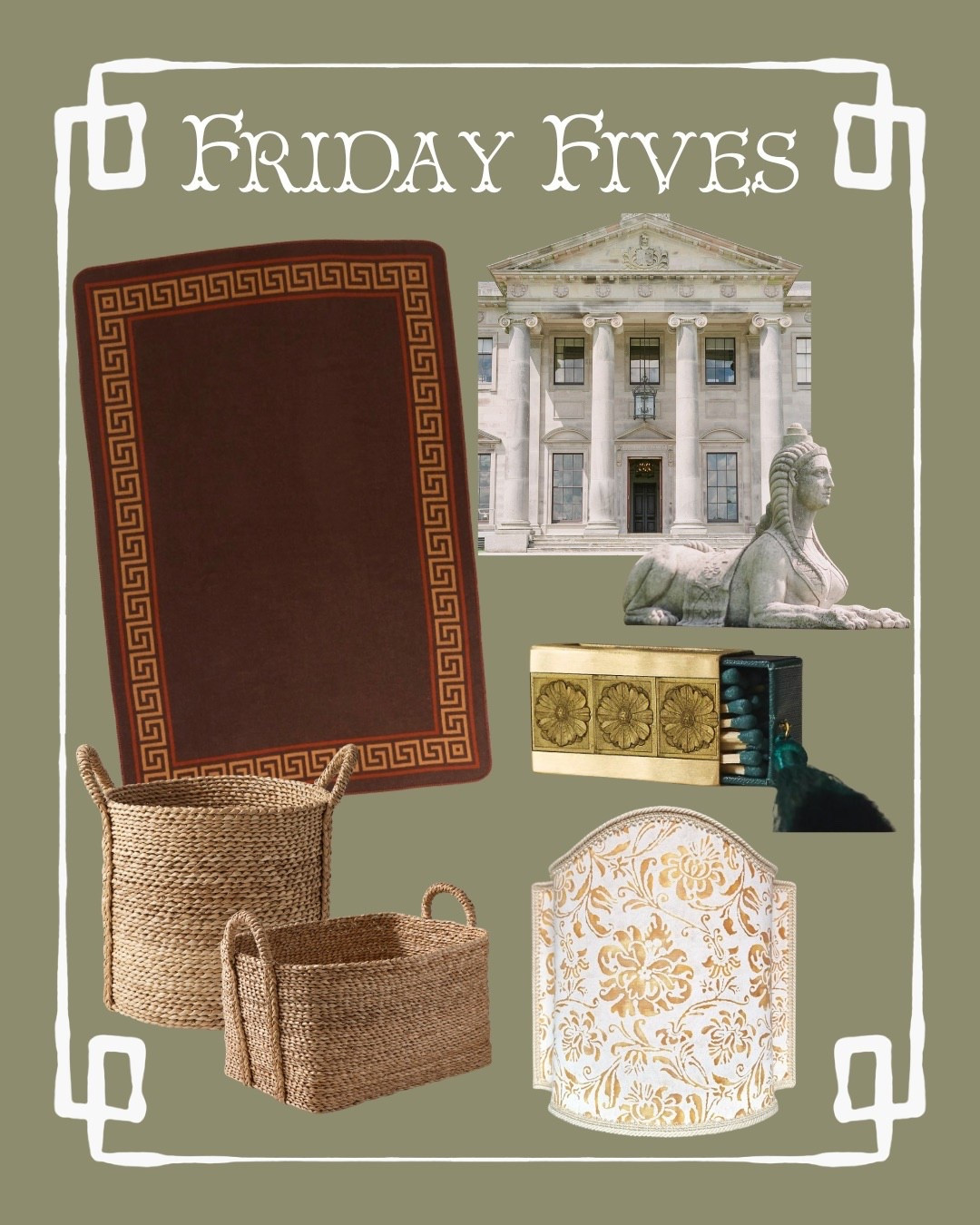 Anyone else craving cozy blankets and candlelight right now? This week’s five have me ready to hibernate. I’m starting early with a visit to Ballyfin Demesne this week. 
#LTKJHD #LTKinteriors #LTKinteriordesign #LTKdecor 

#LTKTravel #LTKSeasonal #LTKHome