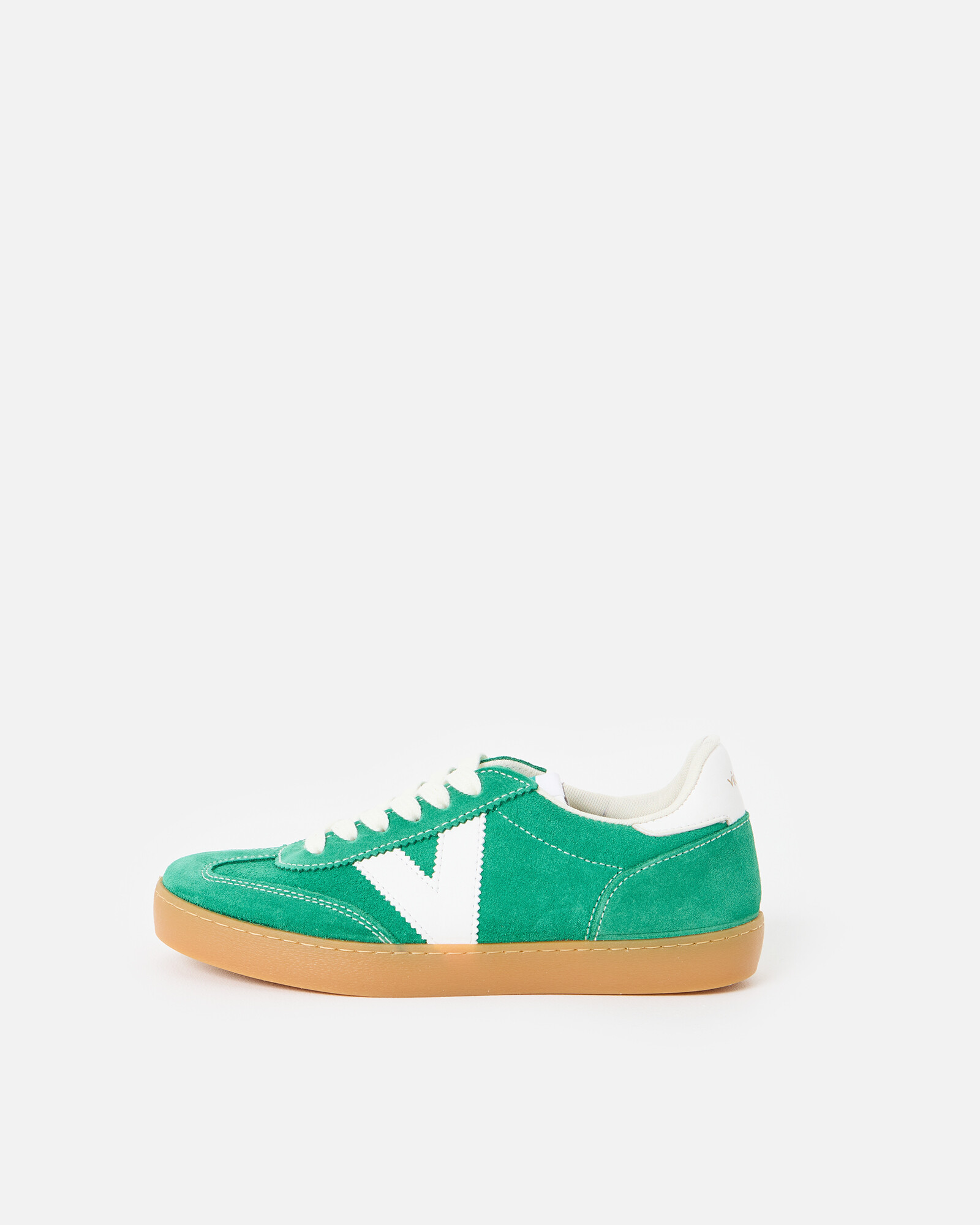 Victoria Berlin Retro Green Suede Trainers, size UK 7 | Oliver Bonas (Global)