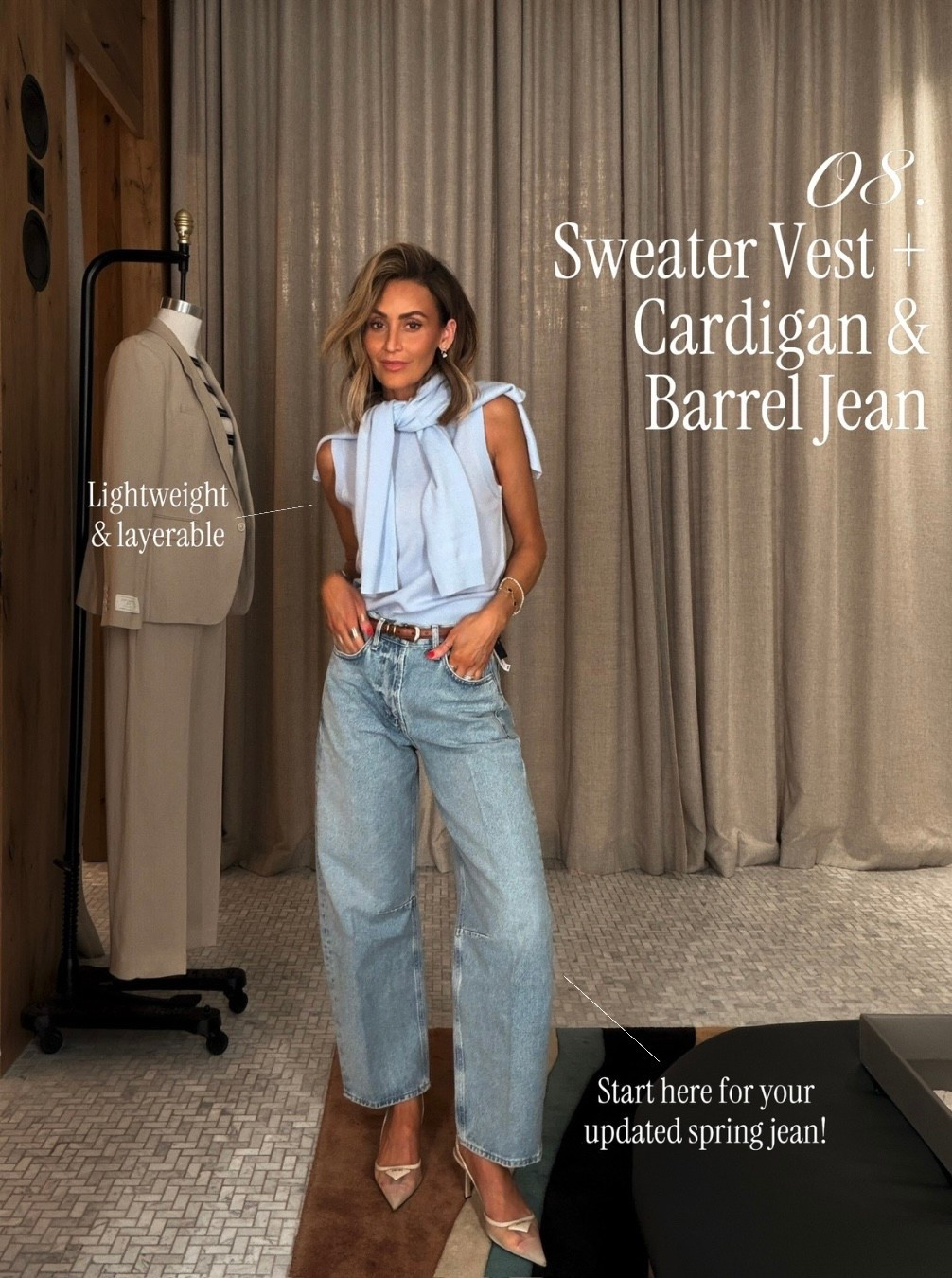 Love the fit and wash of these jeans paired with the cutest tank and matching cardigan! 

#LTKdayinmylife #LTKootd #LTKgrwm