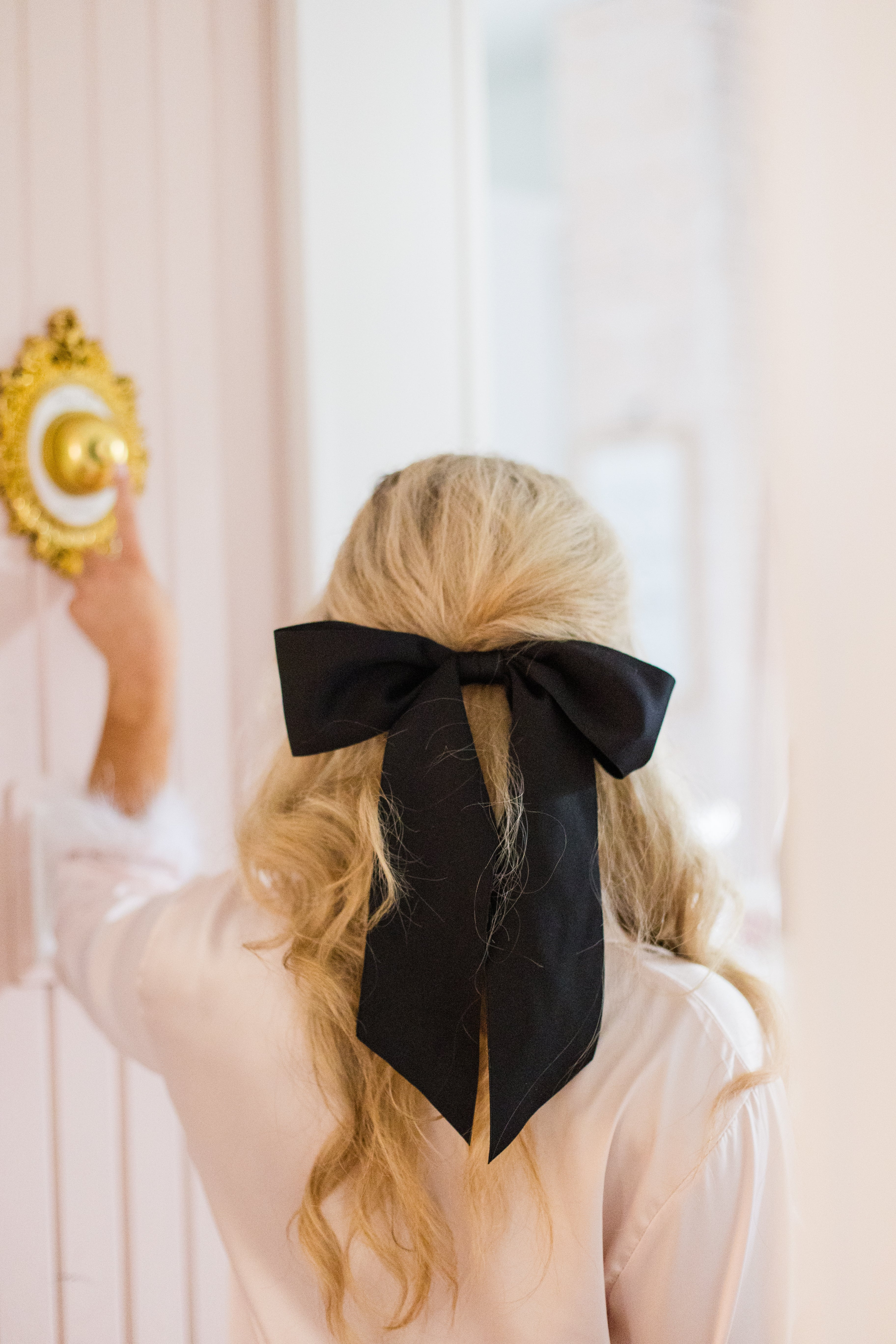 Oversized Bailee Matte Satin Bow | Grace & Grandeur Bow Company