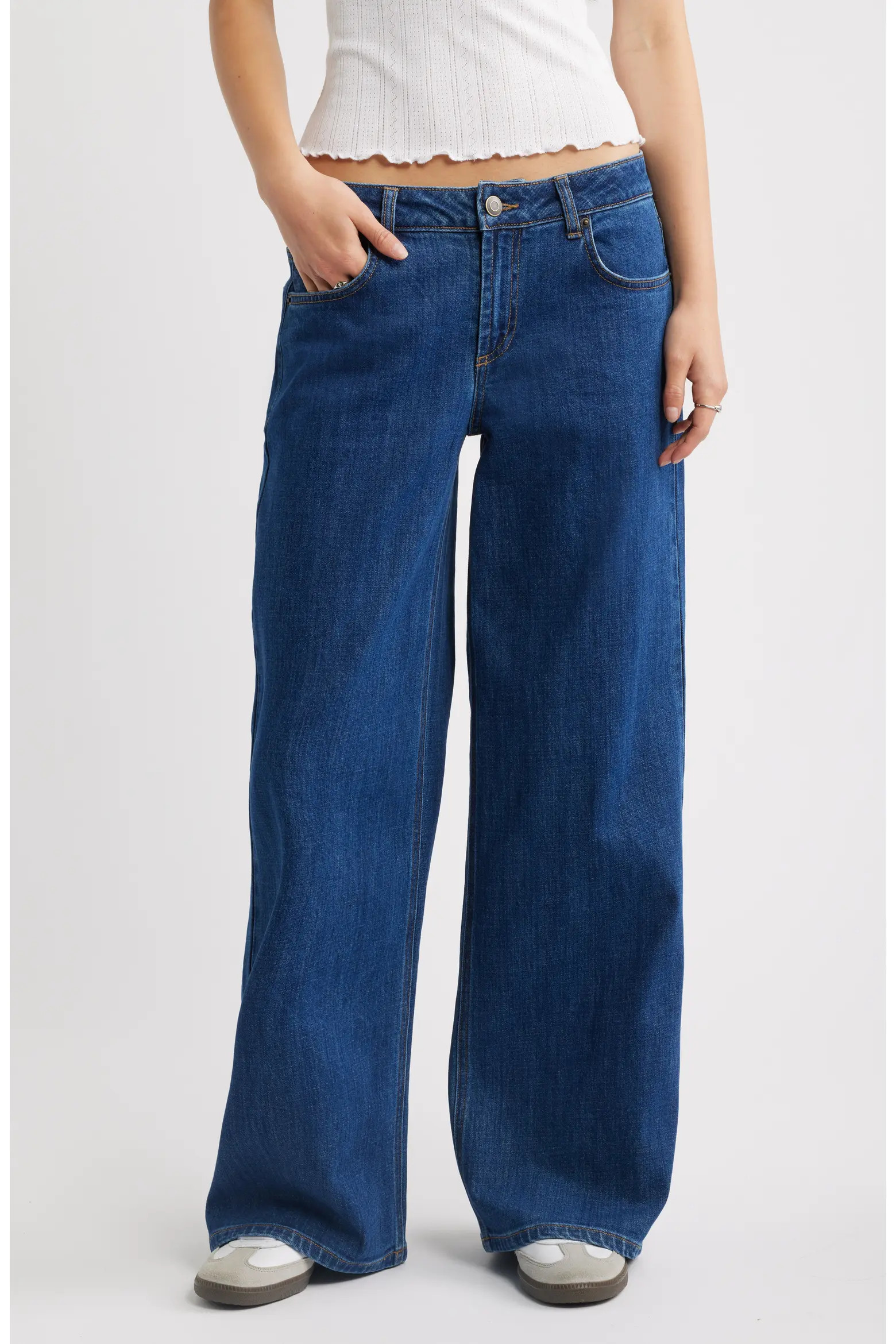 BP. Low Rise Baggy Wide Leg Jeans (Women) | Nordstrom | Nordstrom