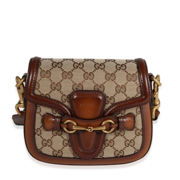 Gucci monogram small lady web shoulder bag. | Poshmark