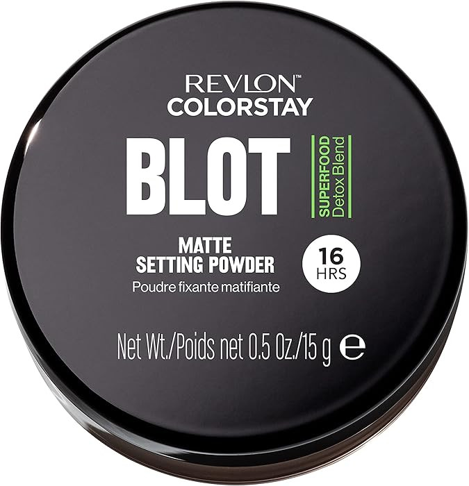 Revlon ColorStay Blot Face Makeup Setting Powder, Mattifying, Blurring & Oil Absorbing, Absorbs S... | Amazon (US)