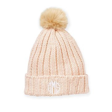 Kids Faux Fur Pom Pom Hat | Mark and Graham | Mark and Graham