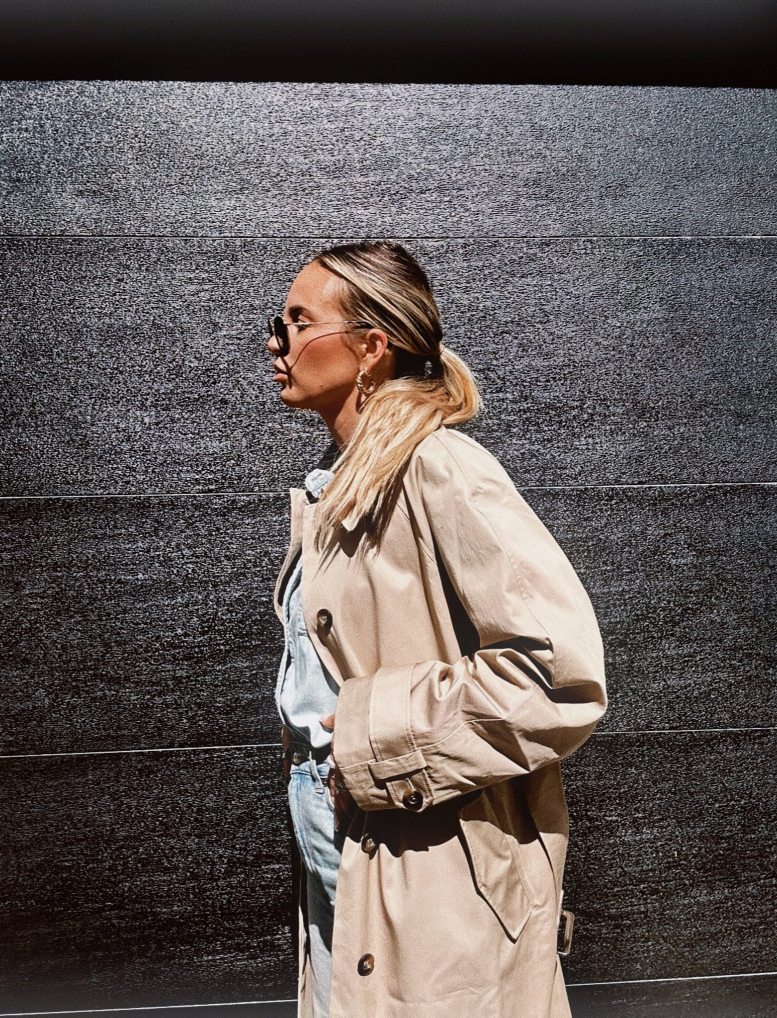 Wearing a large in the trench

#LTKover40 #LTKfindsunder50 #LTKSeasonal