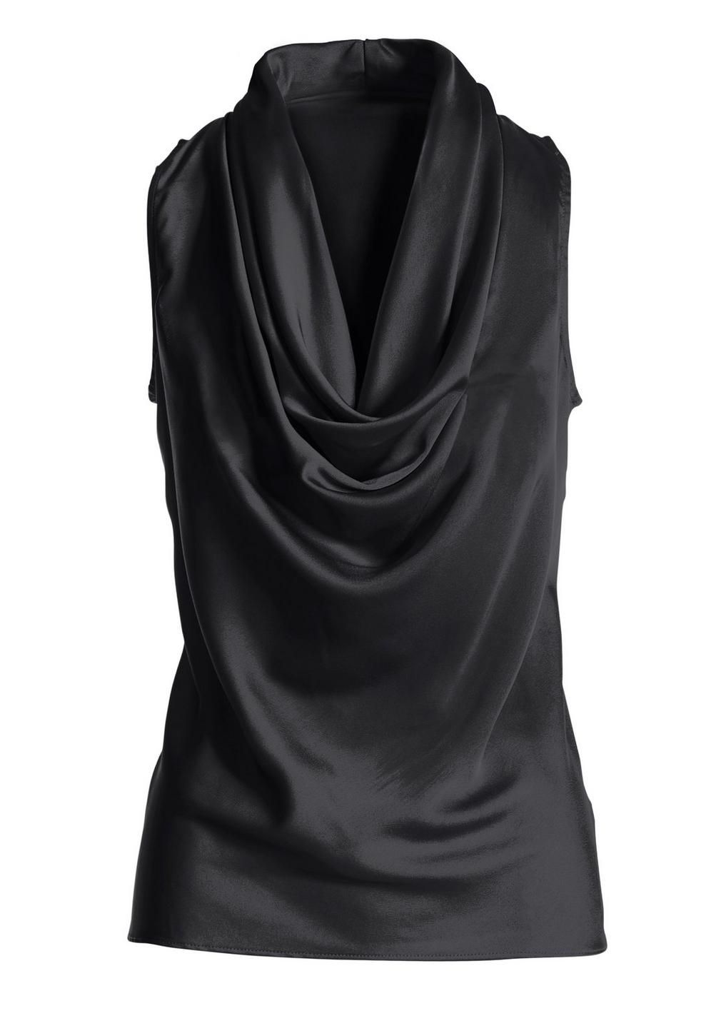 Marilyn Cowl-Neck Charmeuse Blouse | Boston Proper