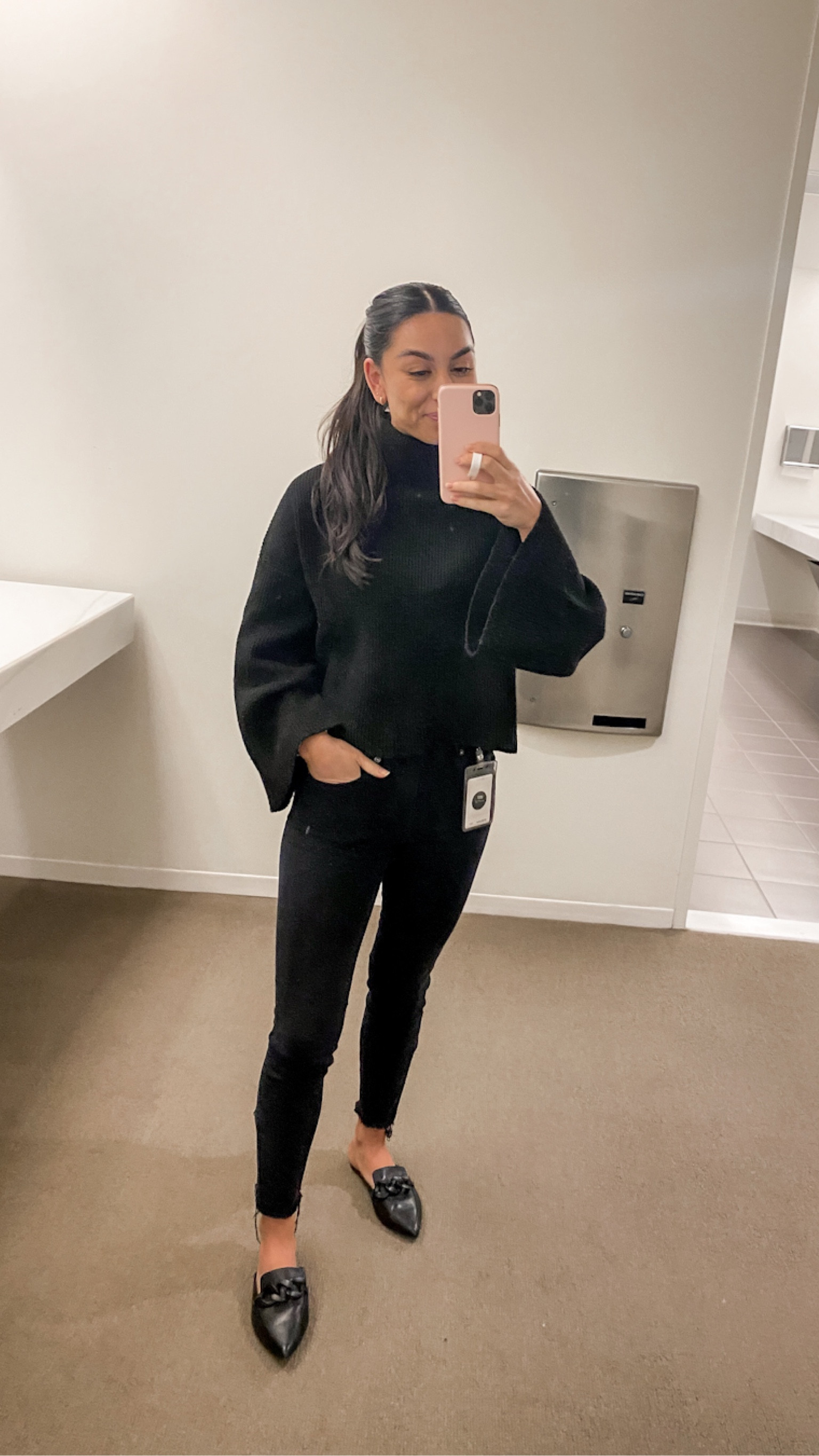 A comfy monochrome outfit to start the week!

All black office outfit | Business casual outfit inspo | Work outfit inspo

Sweater | size small
Jeans | old Express, size 00
Shoes | size 6.5

#LTKunder50 #LTKworkwear #LTKstyletip