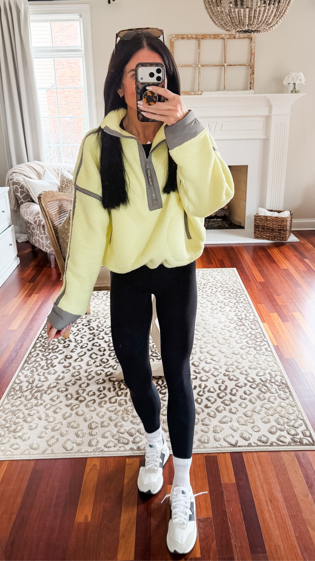 Love this fleece! Wearing a small
6 leggings
9.5 sneakers sized up 1/2
Use code BRIGHTSUN for 20% off shoes
@DSW 

#LTKSpringSale #LTKootd #LTKActive