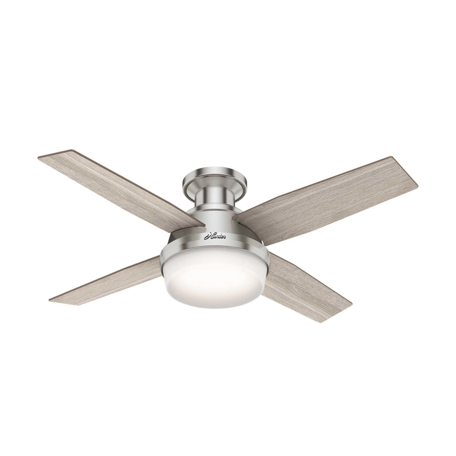 Dempsey Low Profile with Light 44 inch Ceiling Fan | Hunter Fan Company