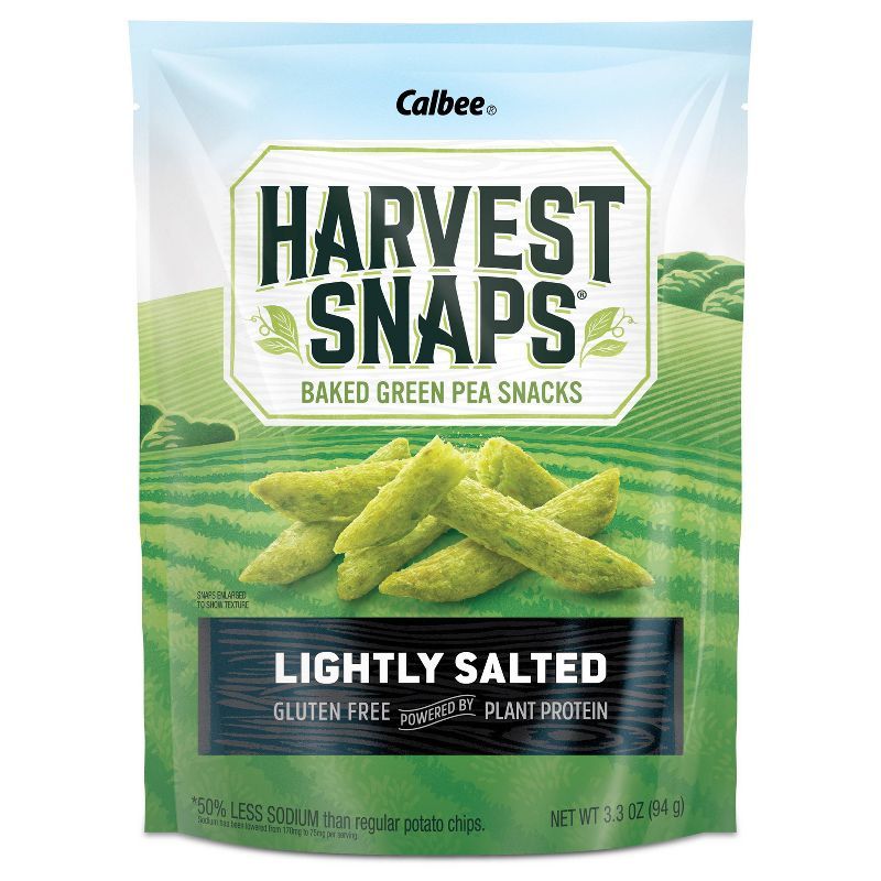 Harvest Snaps Green Pea Snack Crisps Lightly Salted - 3.3oz | Target