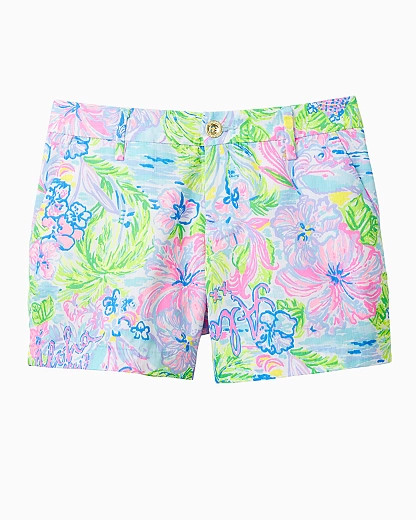 Women's 5" Callahan Short Size 2, Lilly Loves Hawaii - Lilly Pulitzer | Lilly Pulitzer
