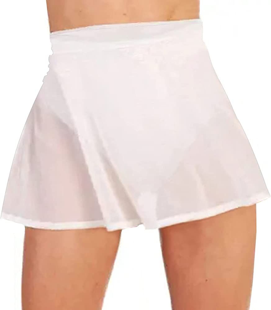 SHIBAOZI Women Girls Swim Cover Ups Swimsuit Cover-up Skirts Short Mesh Sheer See-Thru Bikini Cov... | Amazon (US)