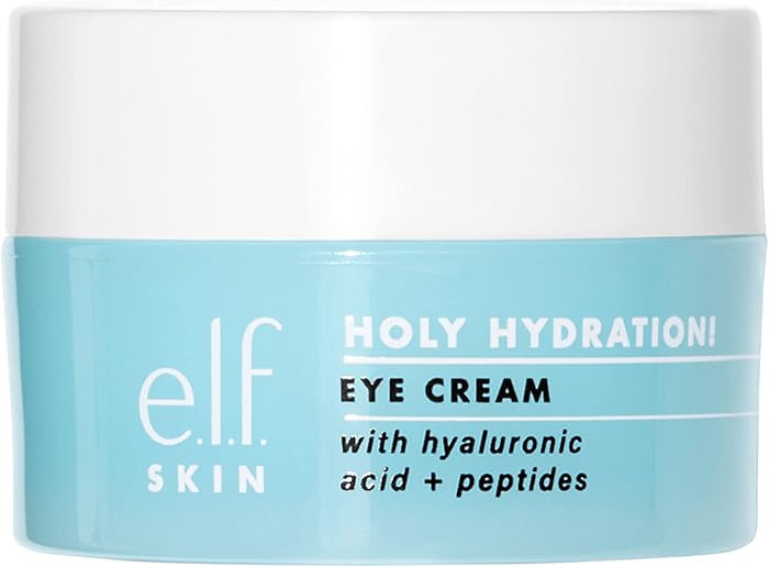 e.l.f. SKIN Holy Hydration! Eye Cream, Rich Hydrating Eye Cream For Minimizing Dark Circles, Infu... | Amazon (US)