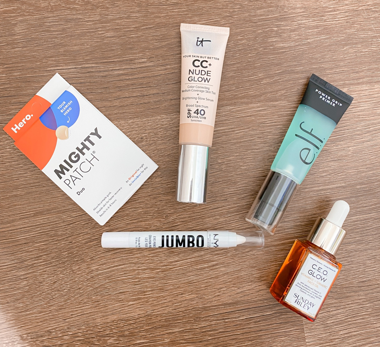 Recent skincare and makeup restock!

ELF / IT Cosmetics / Sunday Riley / Tula / NYX / Mighty Patch / Vitamin C serum / primer / foundation / pimple patches / cleanser / white eye pencil

#LTKunder50 #LTKFind #LTKbeauty