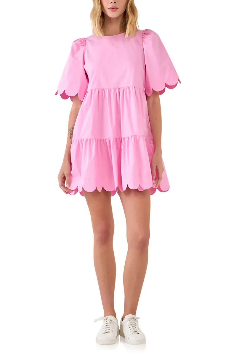 Scallop Minidress | Nordstrom