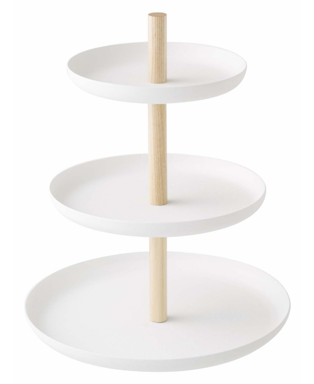Yamazaki Home Tosca 3-Tier Dessert Stand - White | Macy's