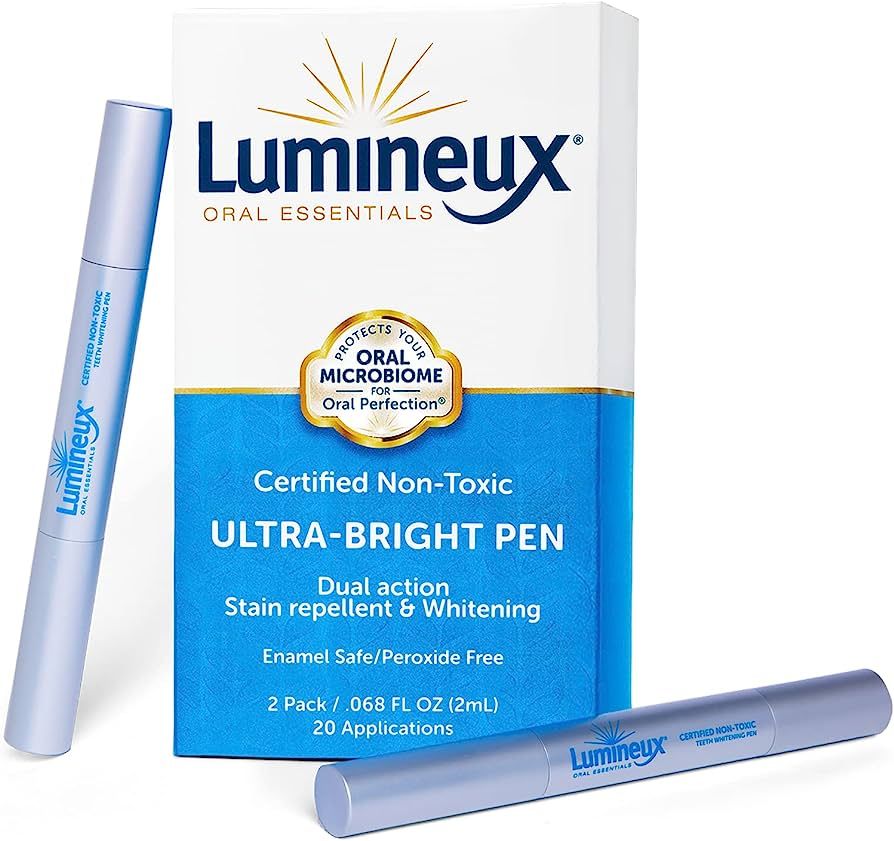Lumineux Whitening Pen - Bright Pen 2-Pack - Enamel Safe Teeth Whitening - Whitening Without The ... | Amazon (US)