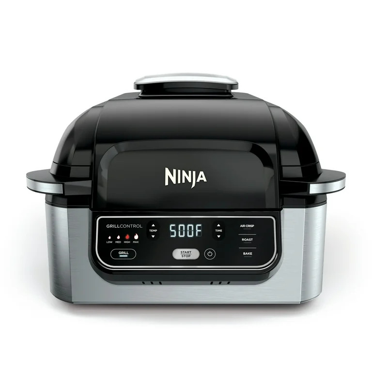 Ninja Foodi 4-in-1 Indoor Grill with 4-Qt Air Fryer, Roast, Bake, & Cyclonic Grilling Technology,... | Walmart (US)