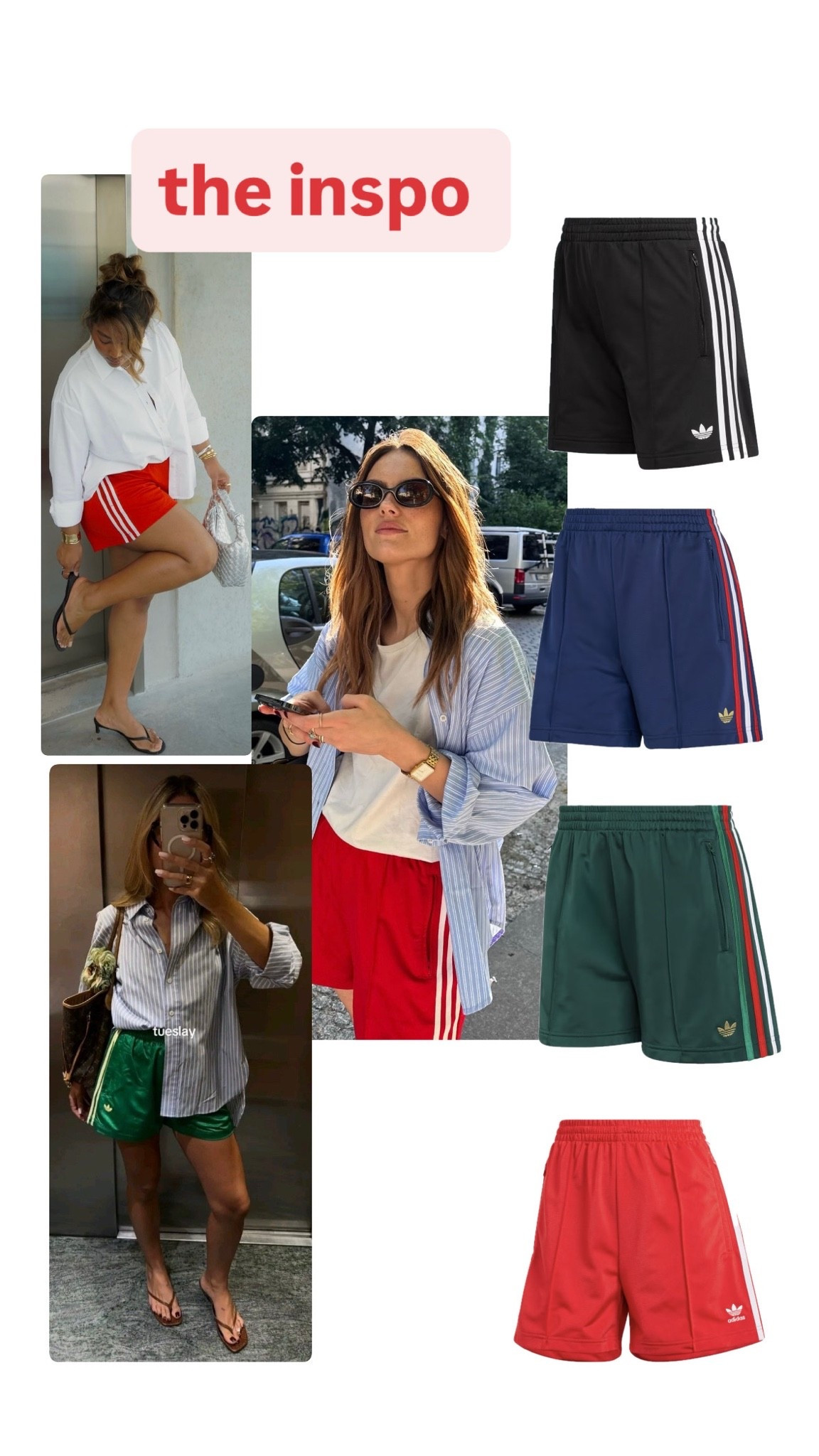 How to wear adidas firebird shorts this summer! Mom summer style

#LTKmomlife #LTKOver40