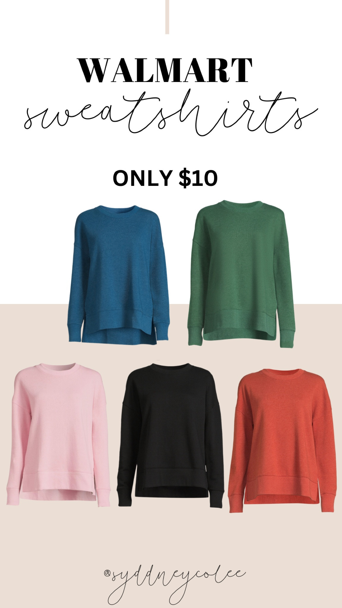 the time and tru sweatshirts are only $10 right now! 

#LTKmidsize #LTKsalealert #LTKSeasonal