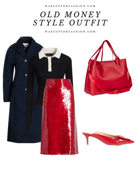Red and navy old money style outfit! 

#LTKworkwear #LTKstyletip #LTKeurope