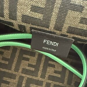 Fendi First Vibrant Green  Patent Clutch | Poshmark
