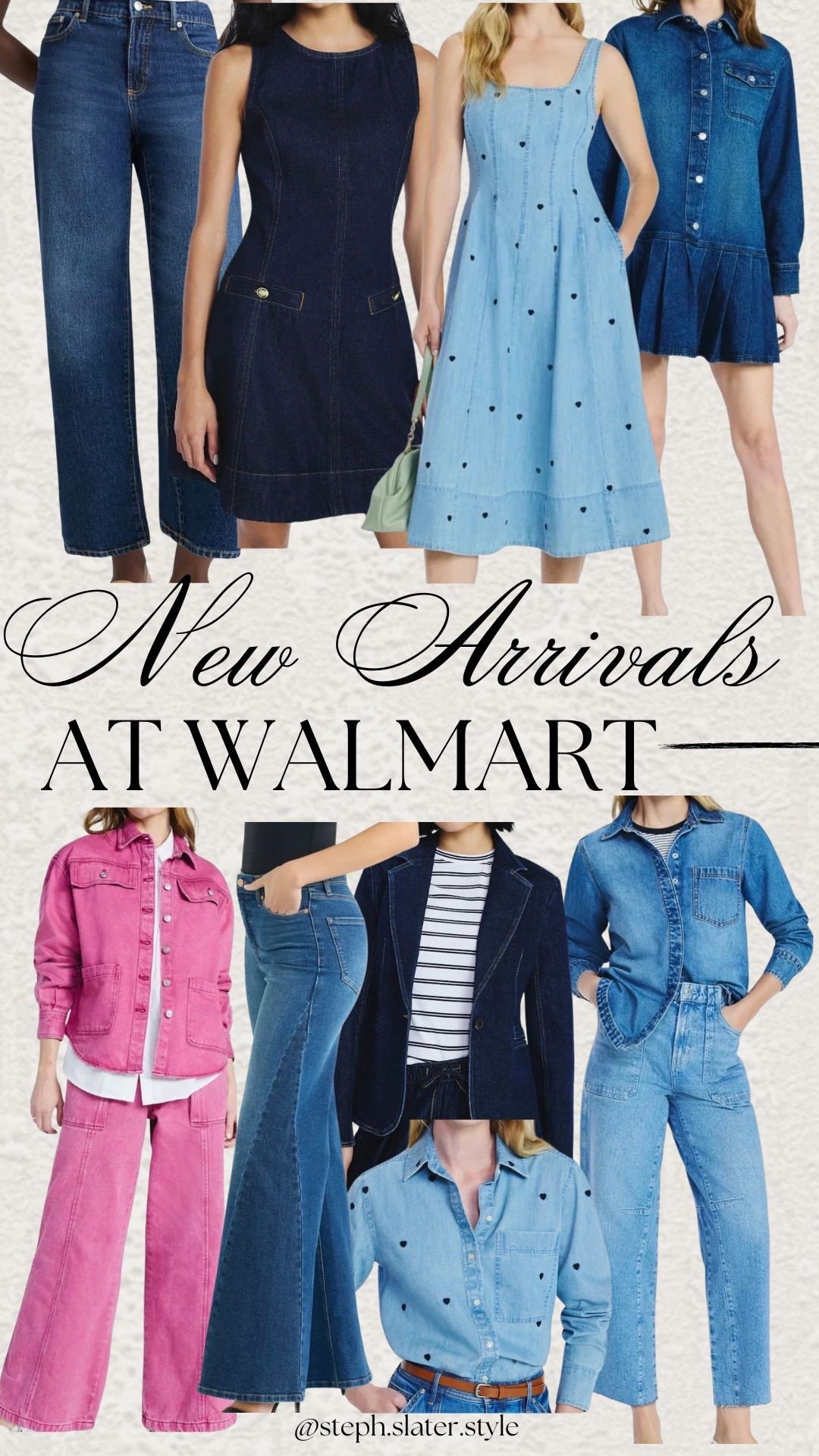 New denim drop at Walmart  

#LTKootd #LTKOver40 #LTKFindsUnder50