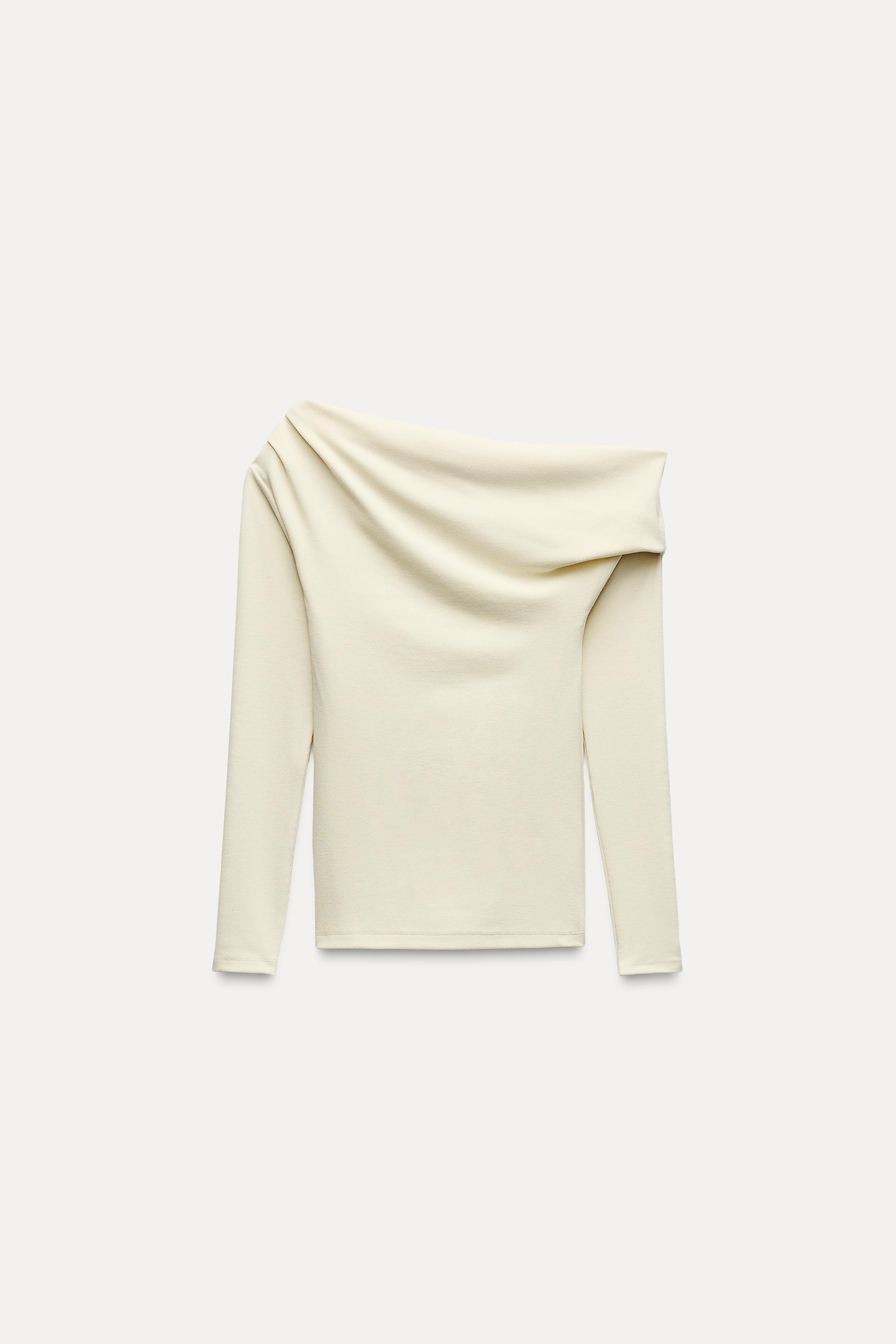 SOFT INTERLOCK ASYMMETRIC TOP | Zara US