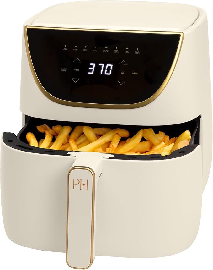 Paris Hilton Air Fryer, Large 6-Quart Capacity, Touchscreen Display, 8-in-1 (Air Fry, Roast, Broi... | Amazon (US)