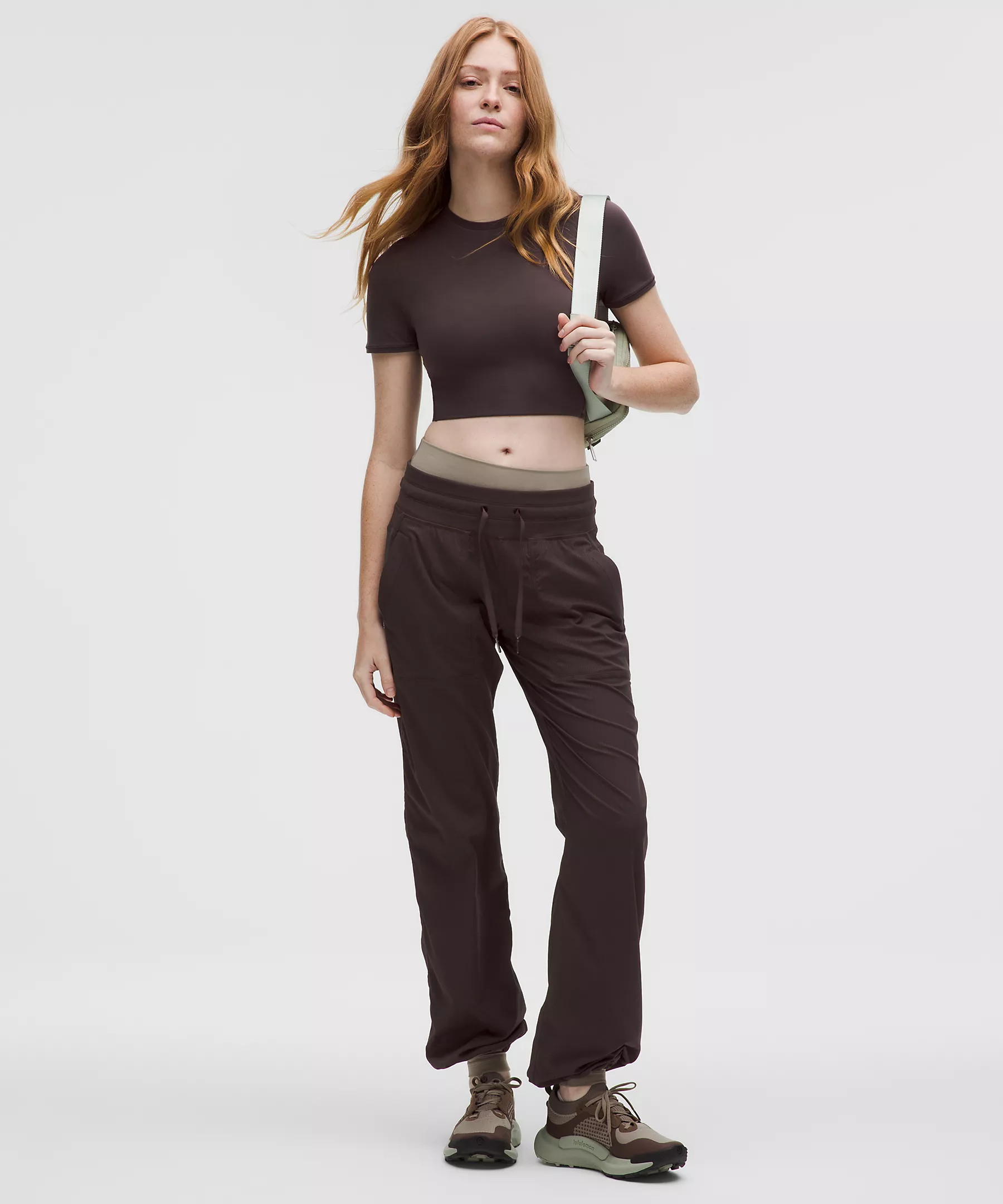 Wundermost Ultra-Soft Nulu Crewneck Cropped T-Shirt | Lululemon (US)
