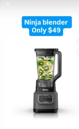 On sale - only $49 ninja blender 

#LTKHoliday #LTKGiftGuide #LTKCyberWeek